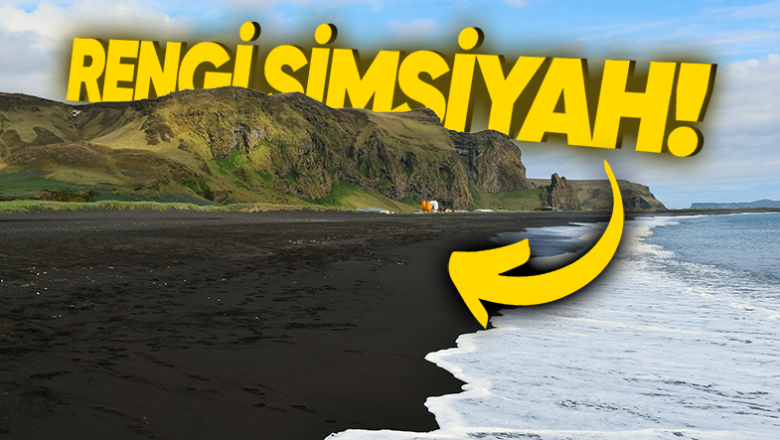  İzlanda’nın Kıyıları Neden Güya Kömürle Kaplanmışçasına Simsiyah?